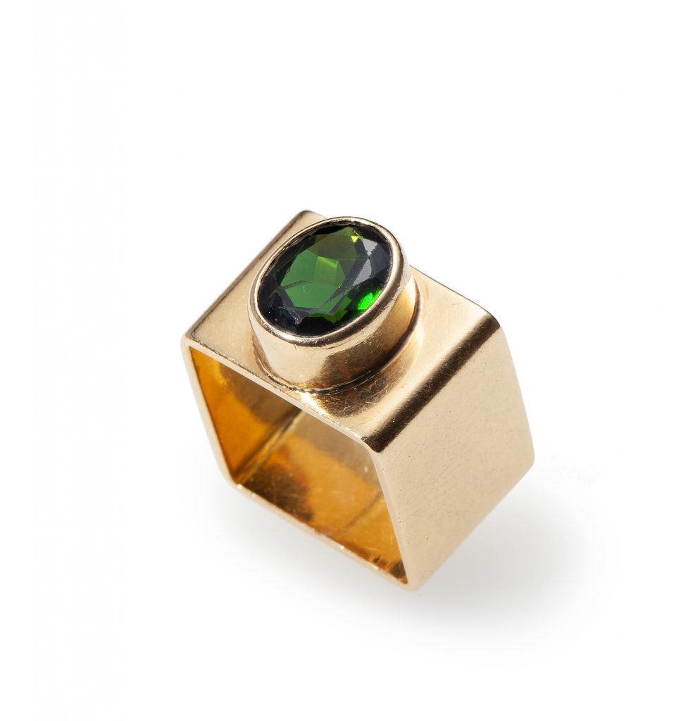 Jean Dinh Van for Cartier tourmaline ring ca 1960