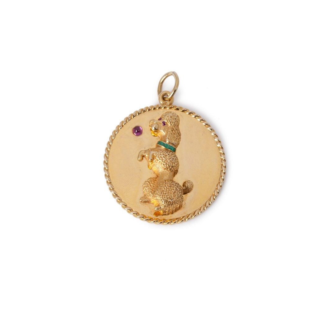 cartier poodle pendant ca 1960