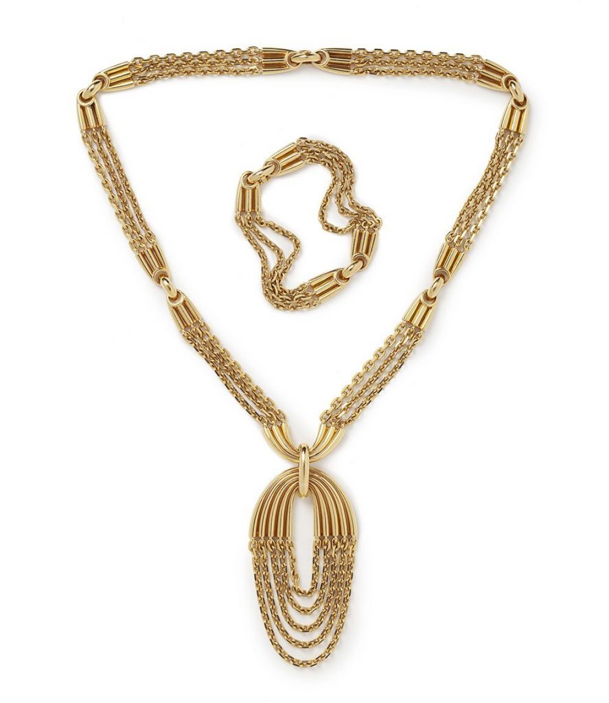 van cleef arpels necklace bracelet pendant 1970s