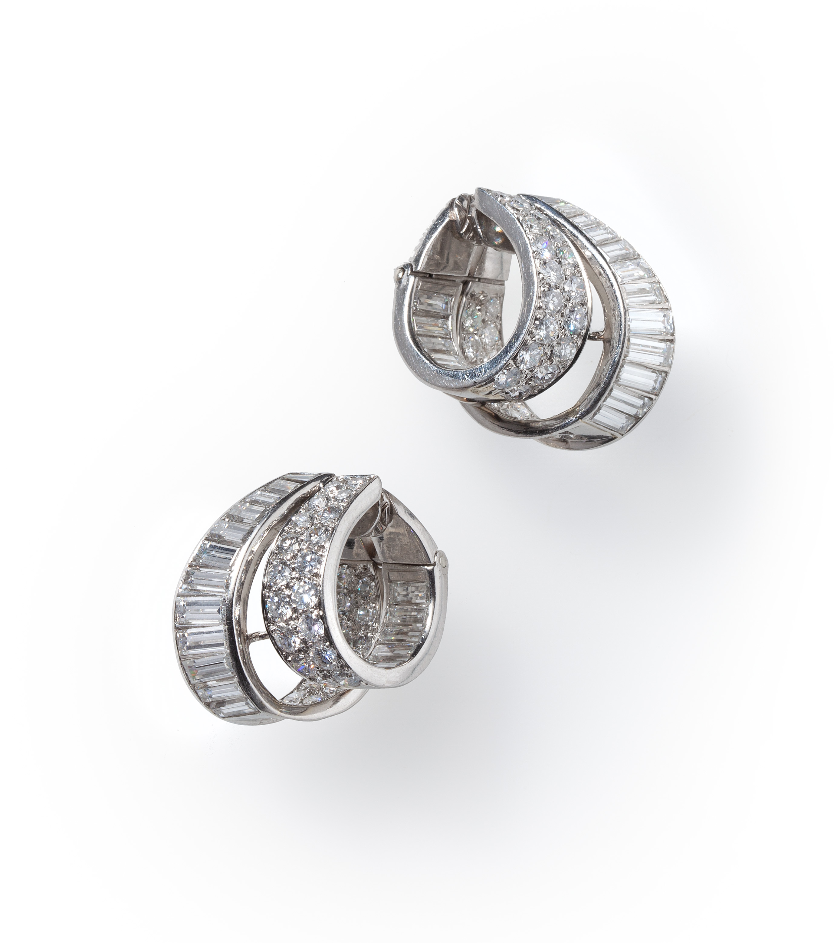 Van Cleef & Arpels diamond earrings Marjan Sterk Fine Art Jewellery