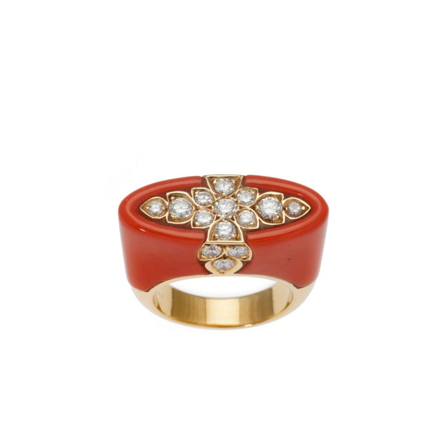 Cartier coral ring, after 1980 4