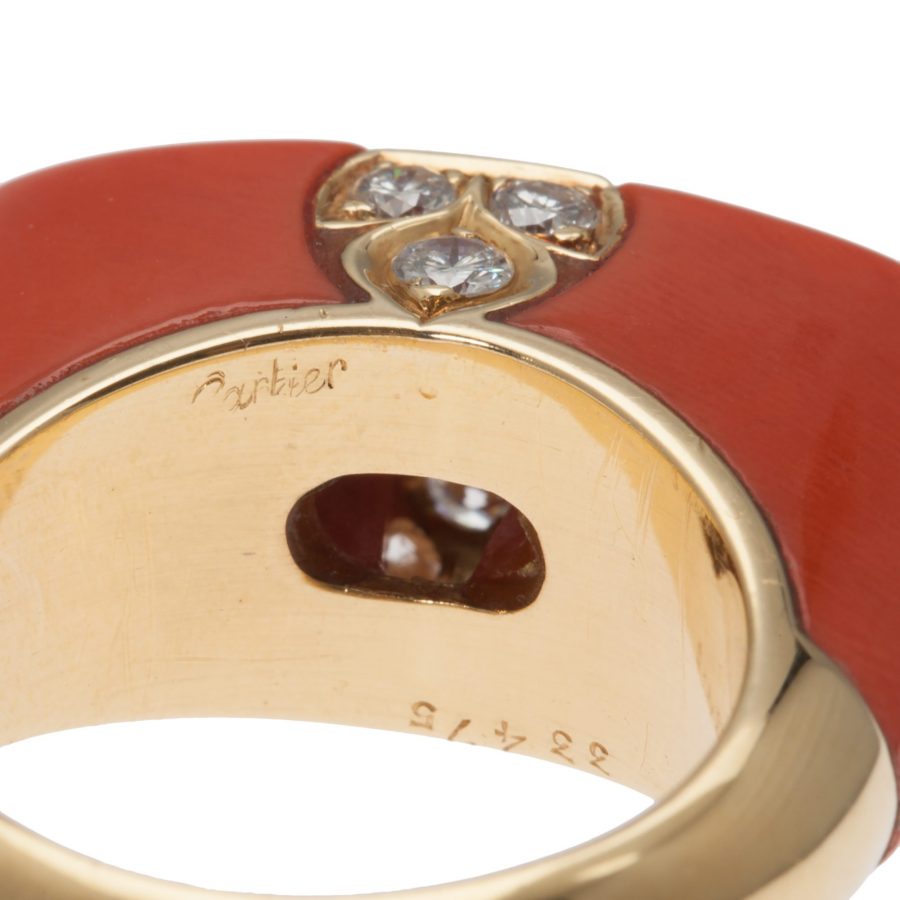 Cartier coral ring, after 1980 5