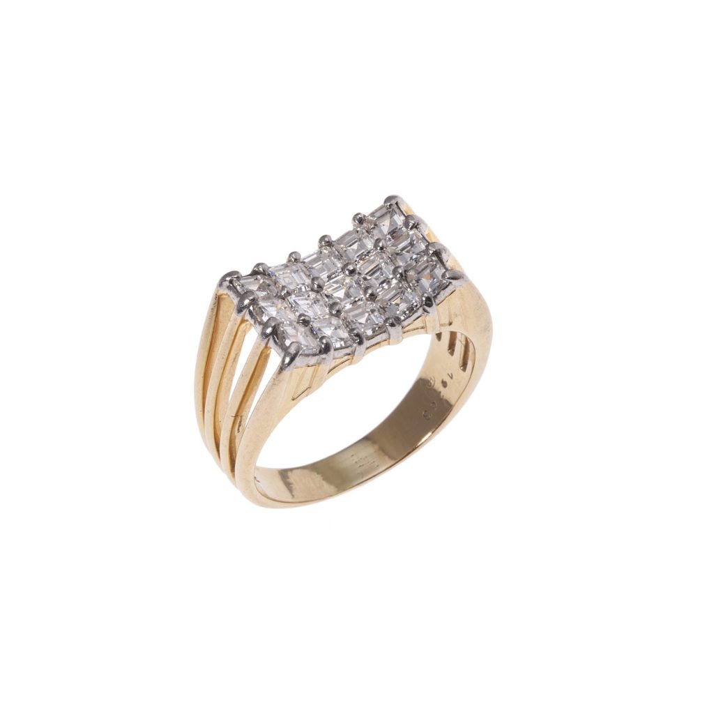 Oscar Heyman diamond ring | Marjan Sterk Fine Art Jewellery | Amsterdam