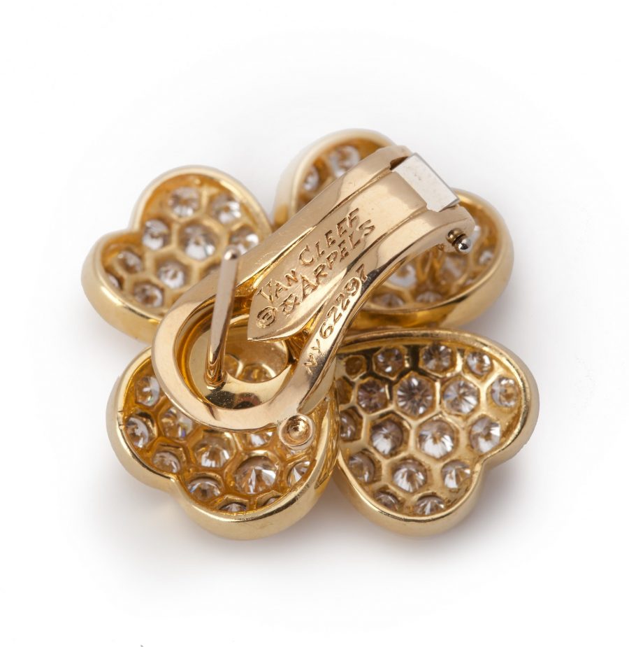 van cleef & arpels 'cosmos' diamond earrings