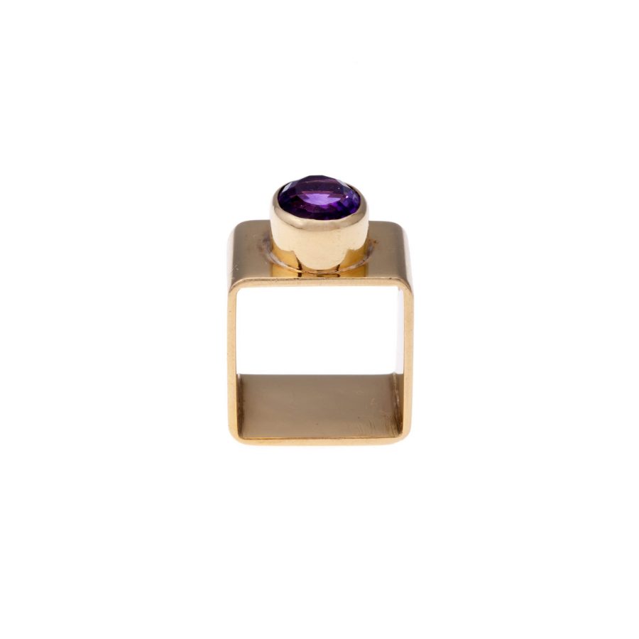 ring jean dinh van for cartier amethist 1970s