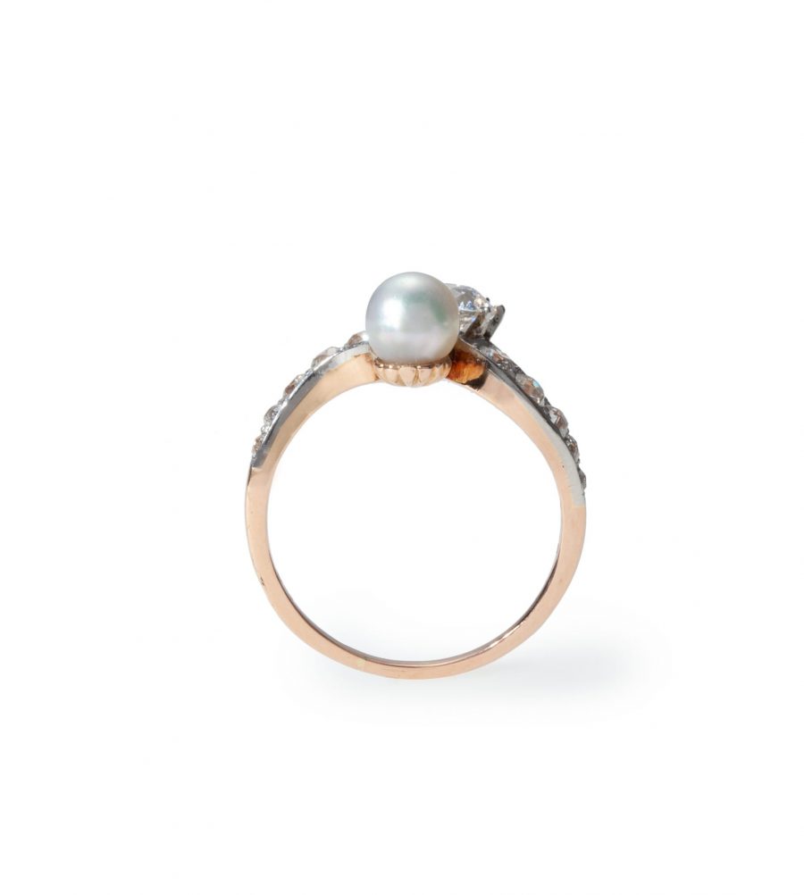 crossover ring belle epoque diamond pearl van kooten amsterdam