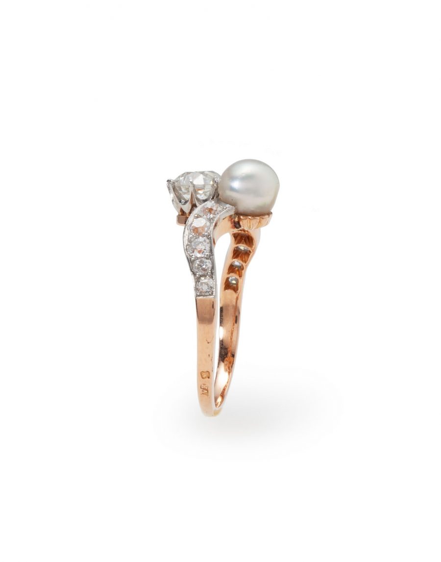 crossover ring belle epoque diamond pearl van kooten amsterdam