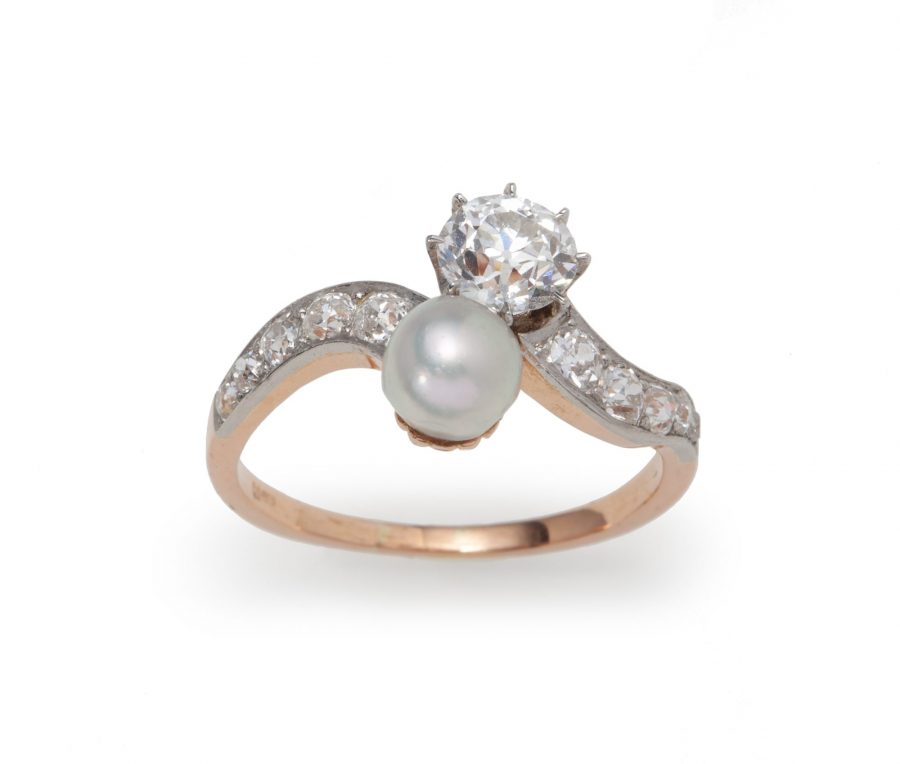 crossover ring belle epoque diamond pearl van kooten amsterdam