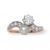 crossover ring belle epoque diamond pearl van kooten amsterdam