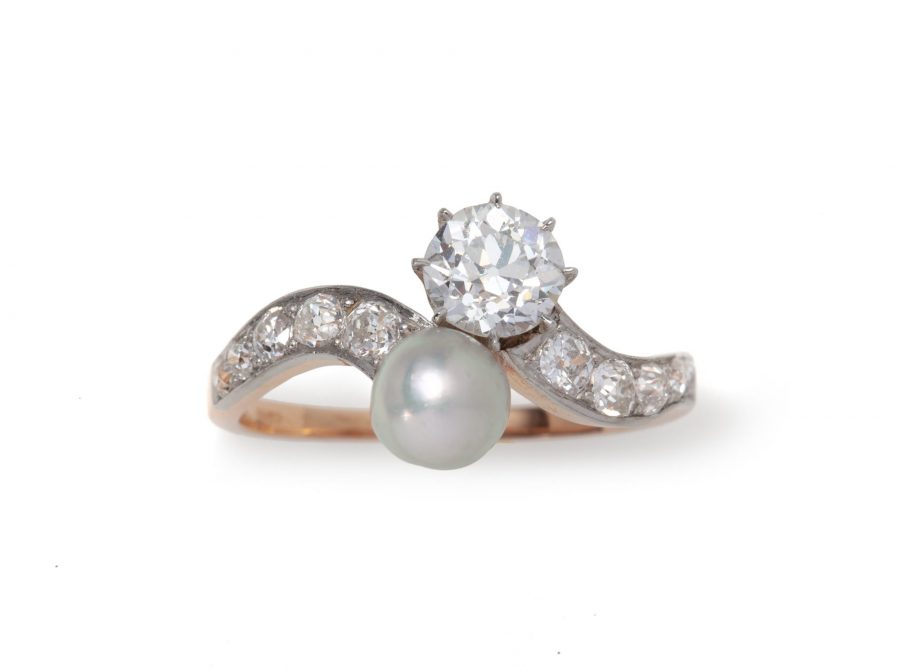 crossover ring belle epoque diamond pearl van kooten amsterdam
