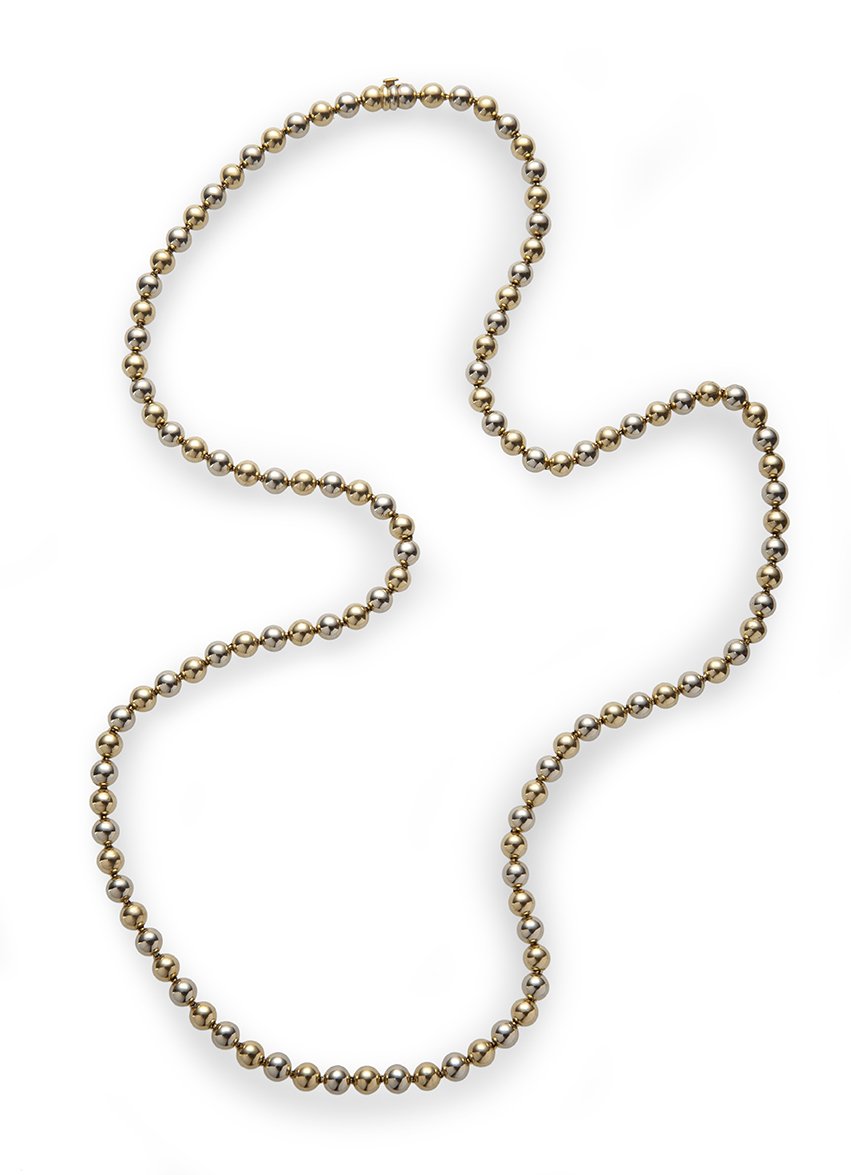 Cartier white and yellow gold longchain 1973