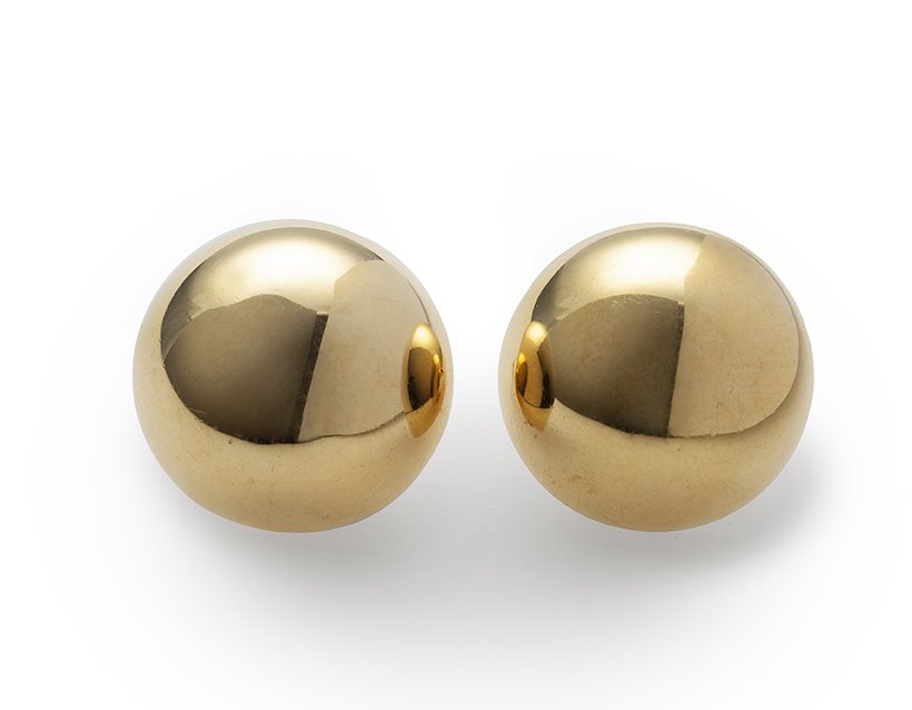 Cartier sphere clip earrings 1975