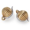 cartier melon clip earrings