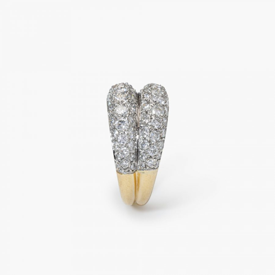 Cartier bombé diamond ring