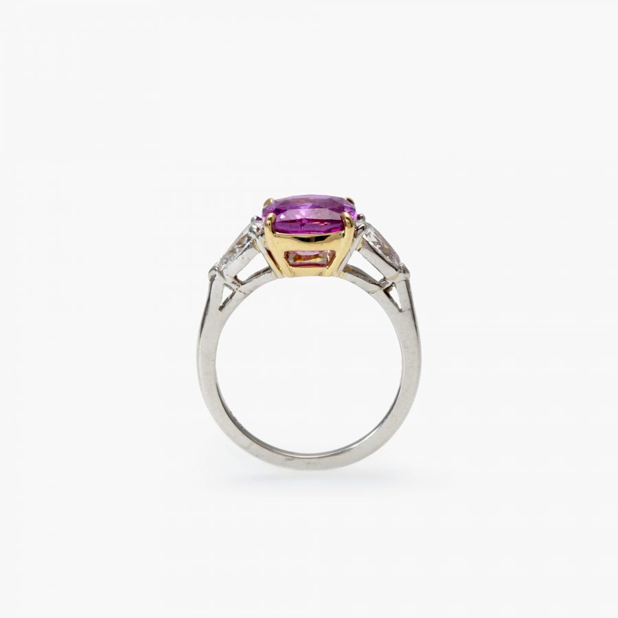 Bvlgari unheated pink sapphire ring 2