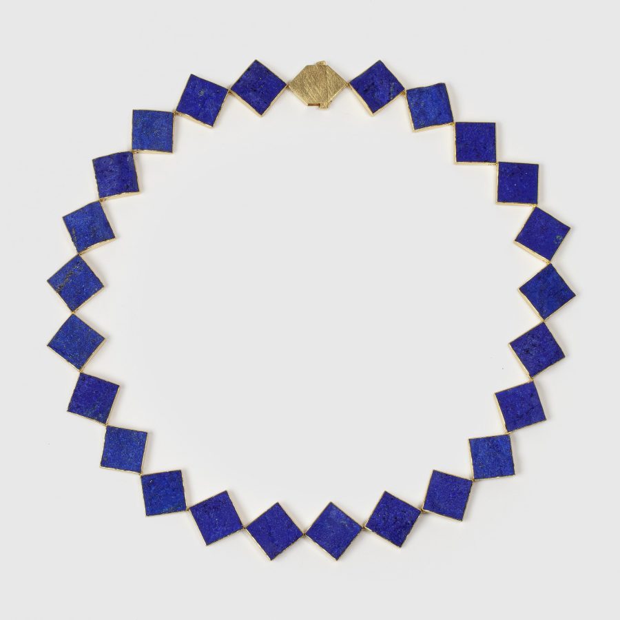 Michael Becker unpolished lapis lazuli necklace