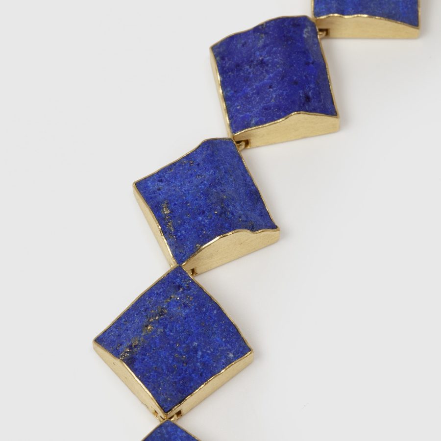 Michael Becker unpolished lapis lazuli necklace