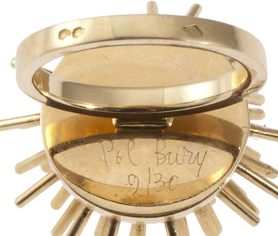 Pol Bury kinetic ring circa 1968