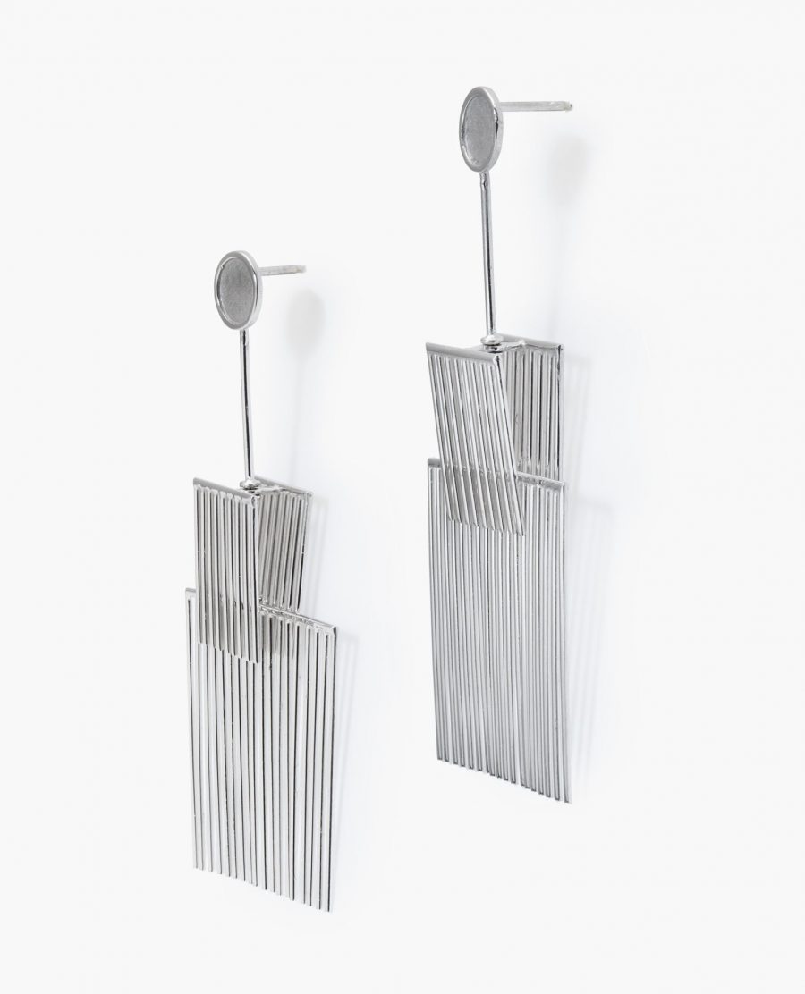 Fausto Melotti white gold earrings
