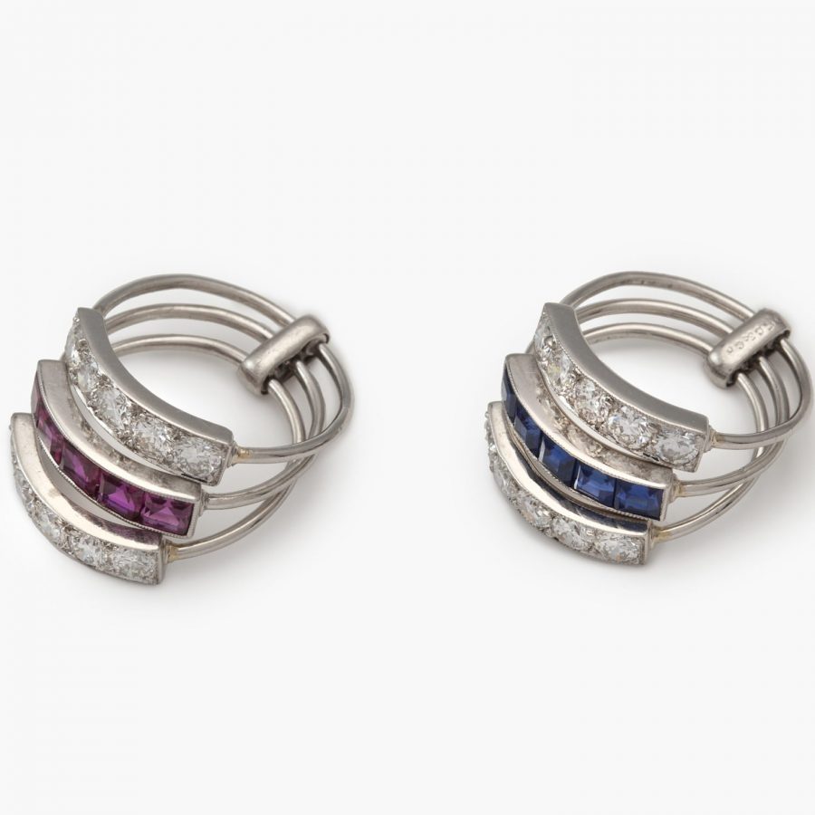 Caldwell & Co. two Art Deco rings Caldwell & Co. two Art Deco rings