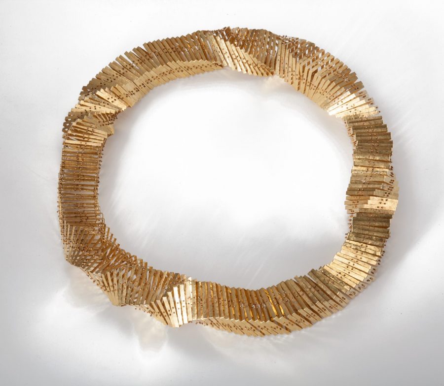 Francesco Pavan gold necklace 2015