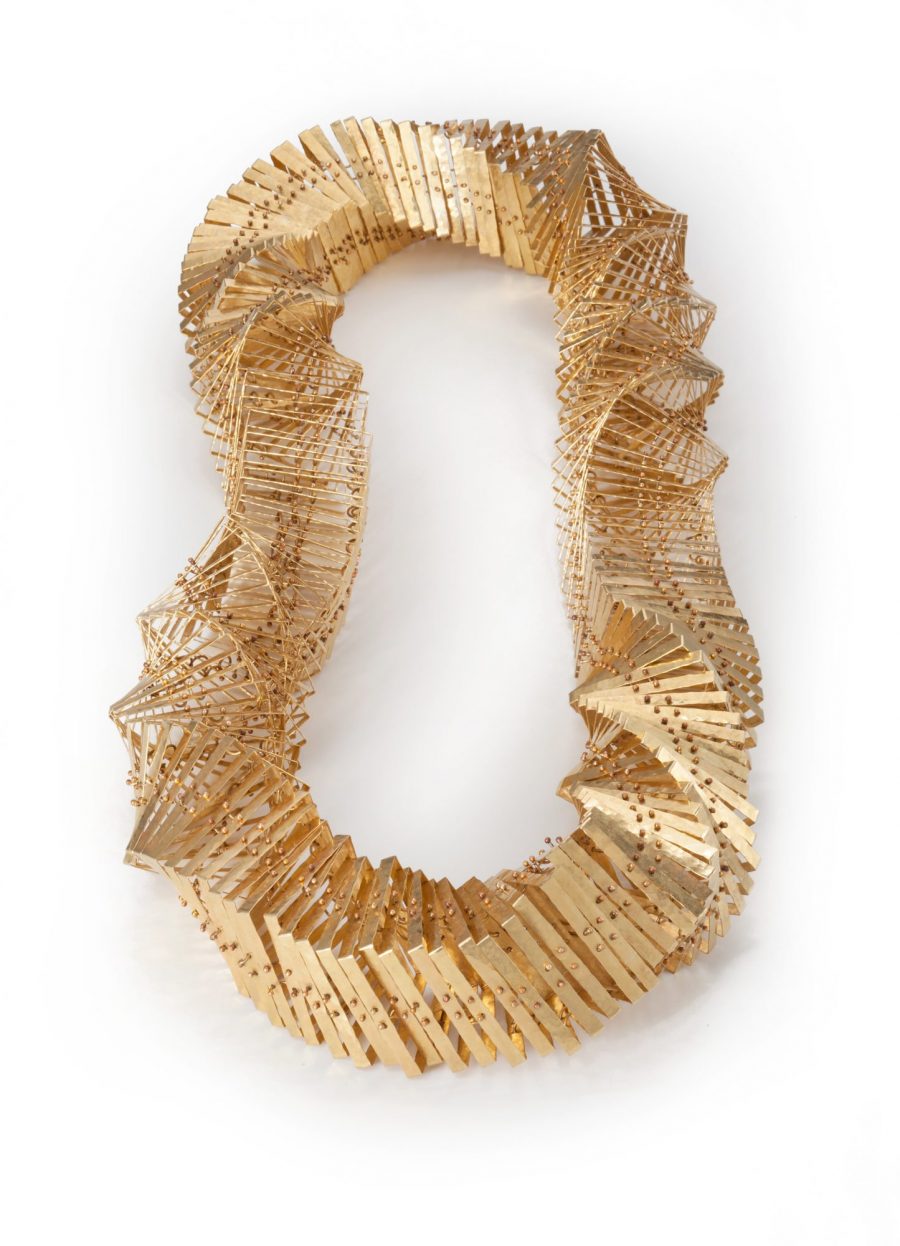 Francesco Pavan gold necklace 2015