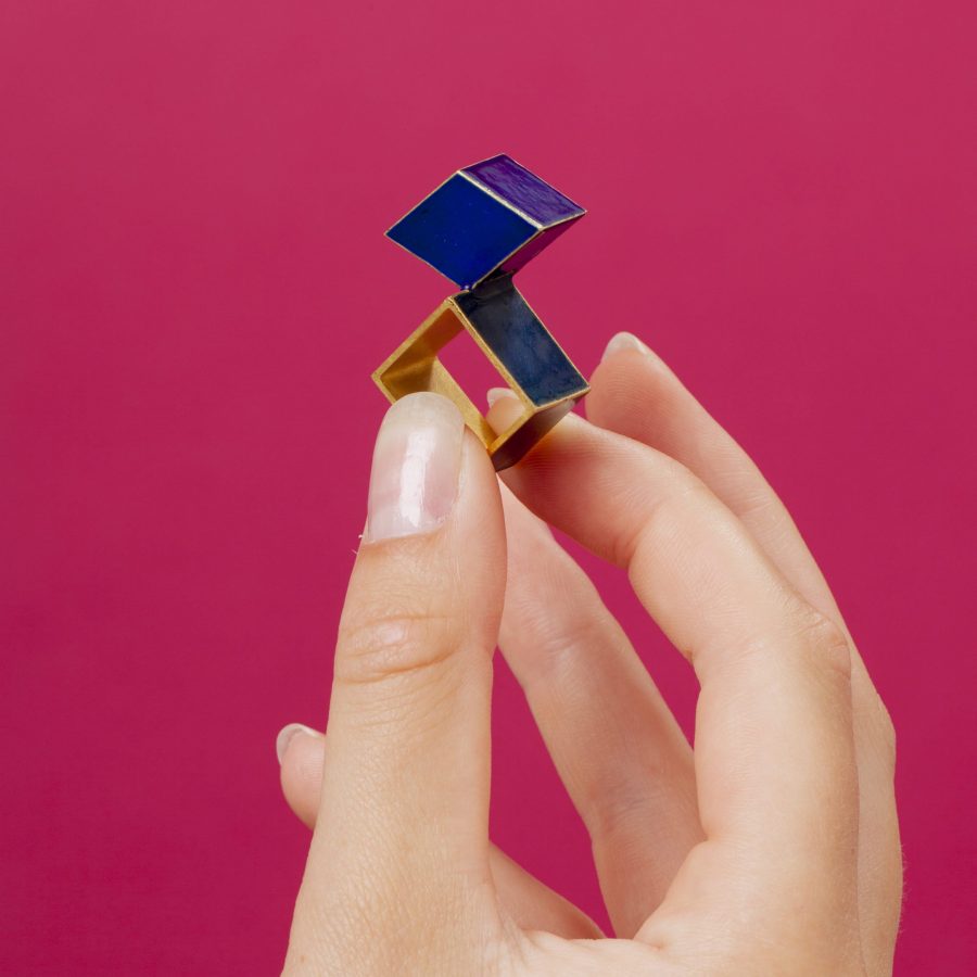 Francesco Pavan ring met emaille 2011