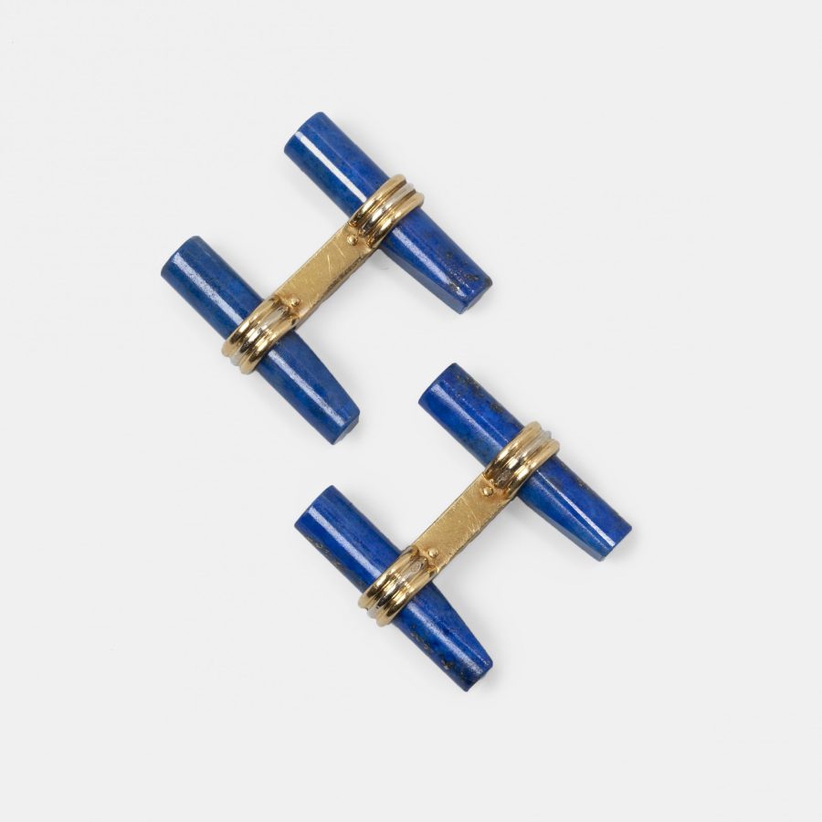 Van Cleef & Arpels lapis lazuli baton cuff links