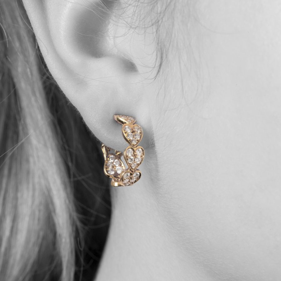 Cartier Virgo diamond earrings