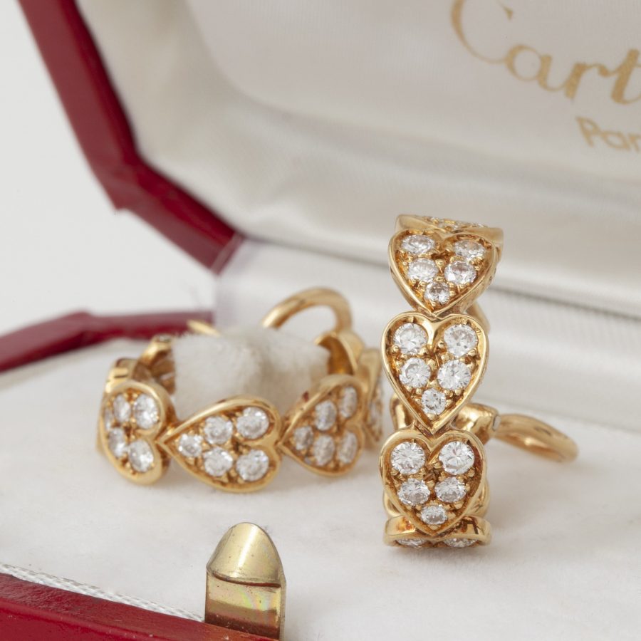 Cartier Virgo diamond earrings