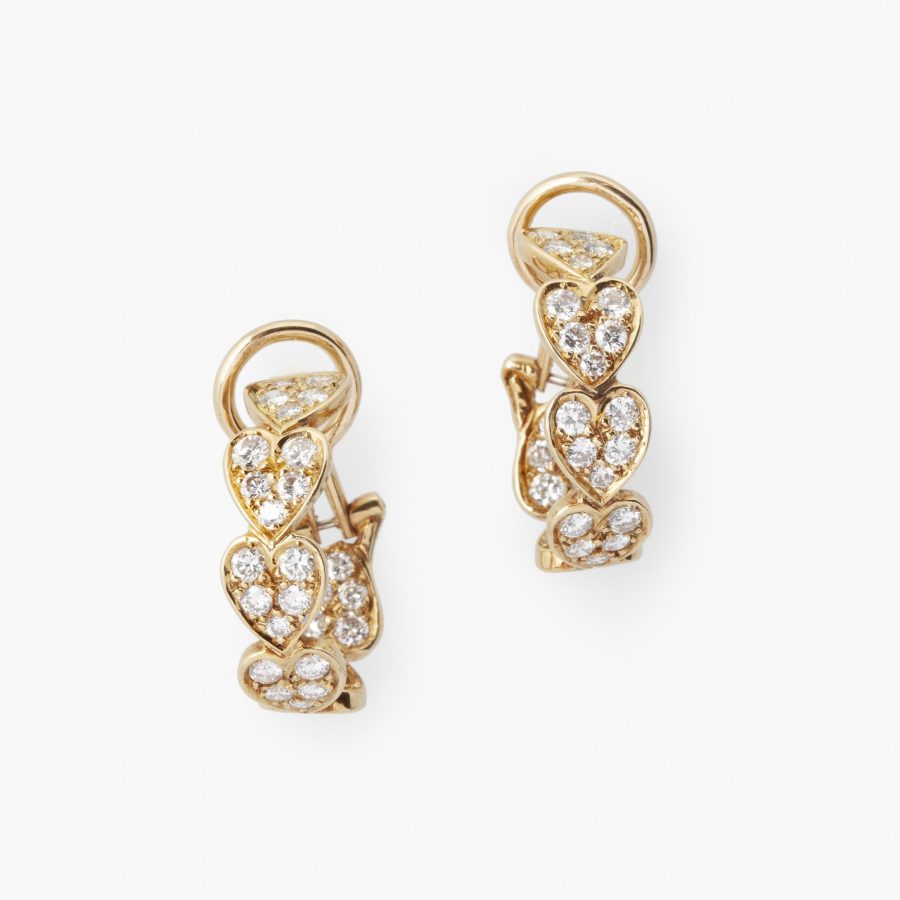 Cartier Virgo diamond earrings