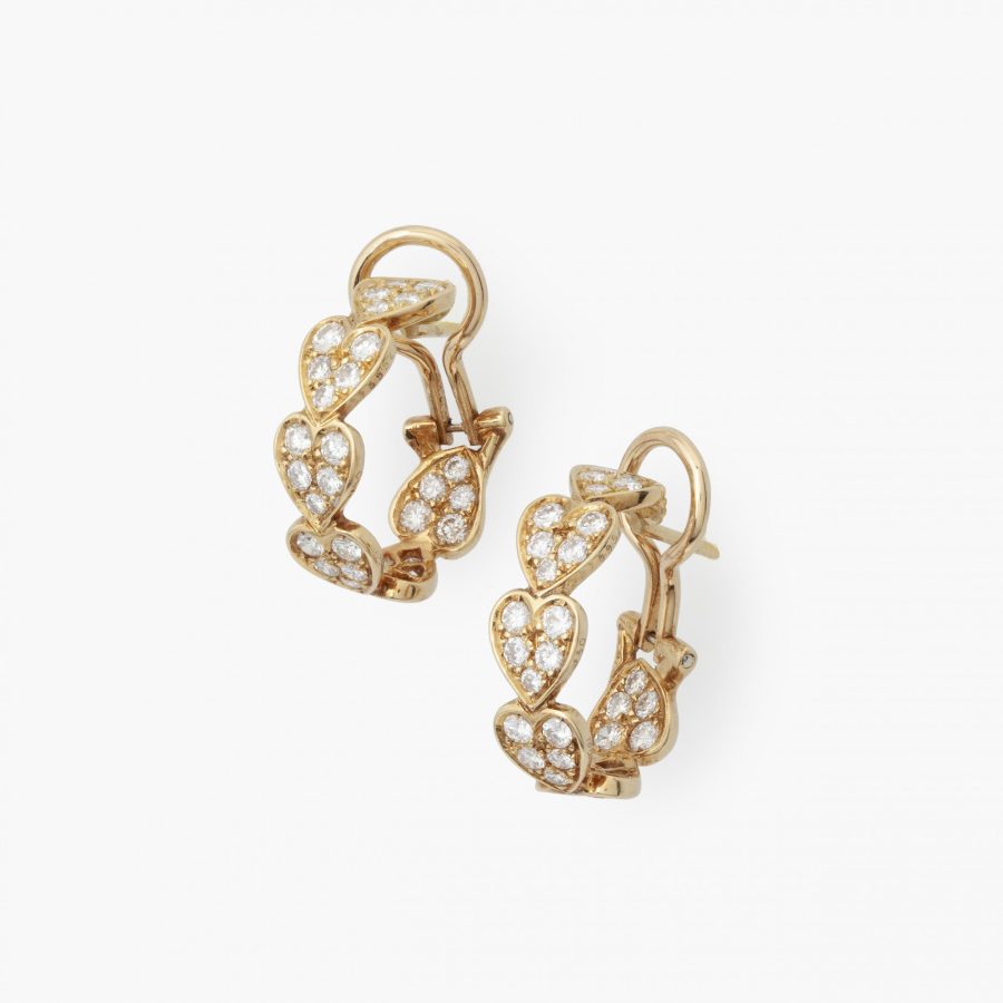Cartier Virgo diamond earrings