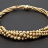 Cartier twist gold necklace Paris ca 1950
