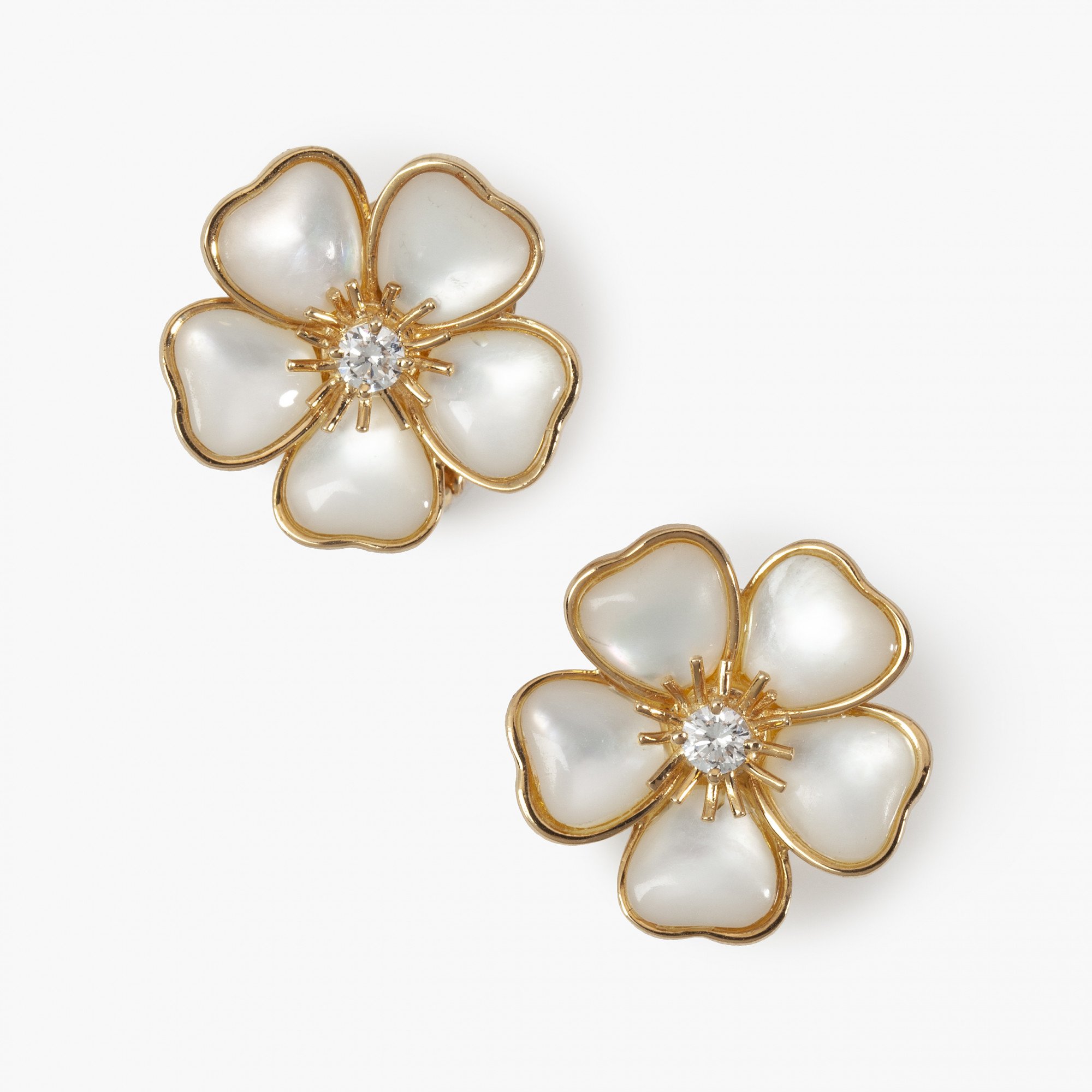 Van Cleef & Arpels clip earrings Marjan Sterk Fine Art Jewellery