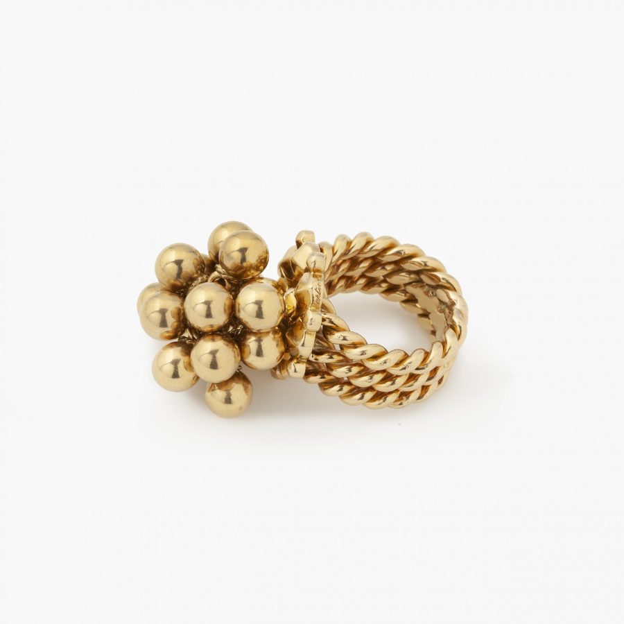 Cartier Paris ring with spheres ca 1950