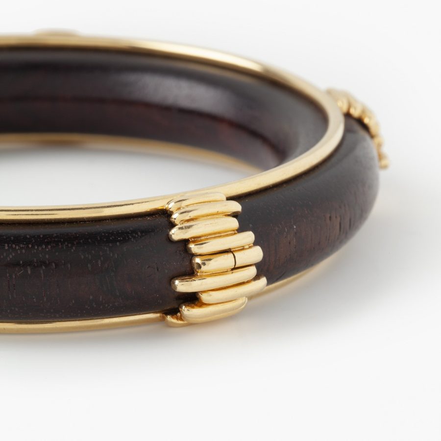 Van Cleef & Arpels wood bangle Paris ca 1970s