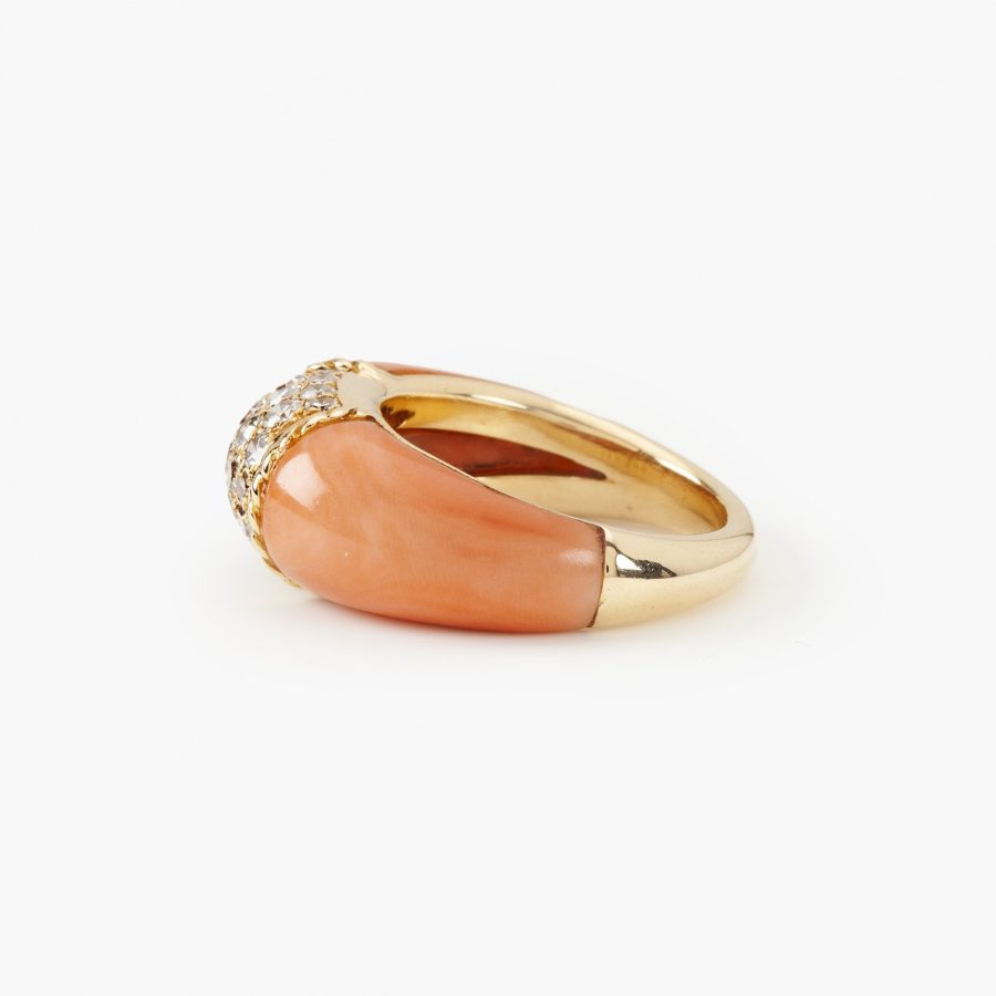 Van Cleef & Arpels coral Philippine ring Paris 1960s