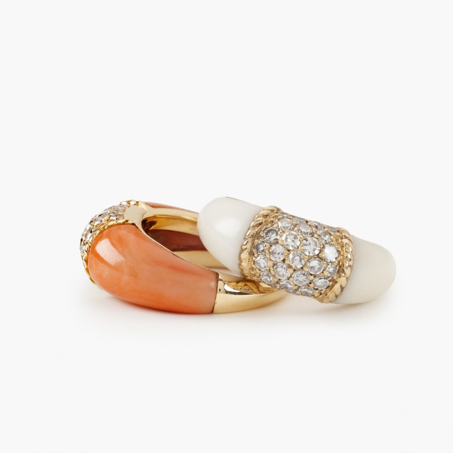Van Cleef & Arpels coral Philippine ring Paris 1960s