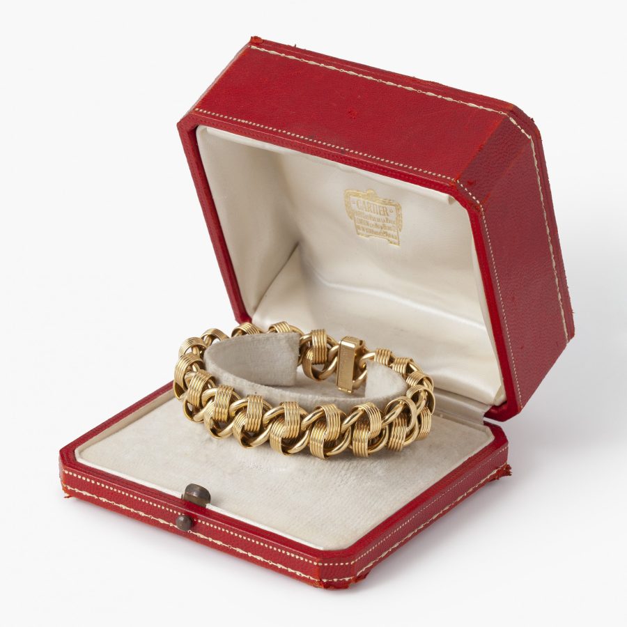 Cartier yellow gold bracelet Paris ca 1950