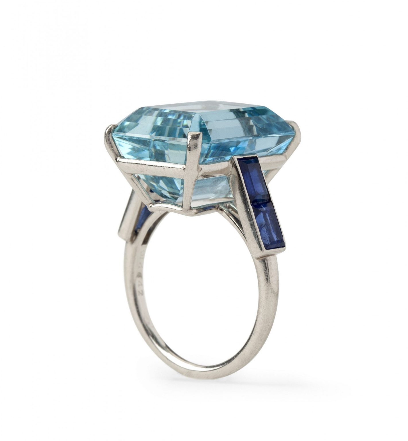 Cartier aquamarine ring Marjan Sterk Fine Art Jewellery Amsterdam