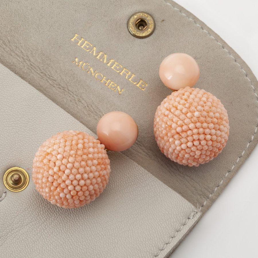 Angel skin coral earrings Hemmerle