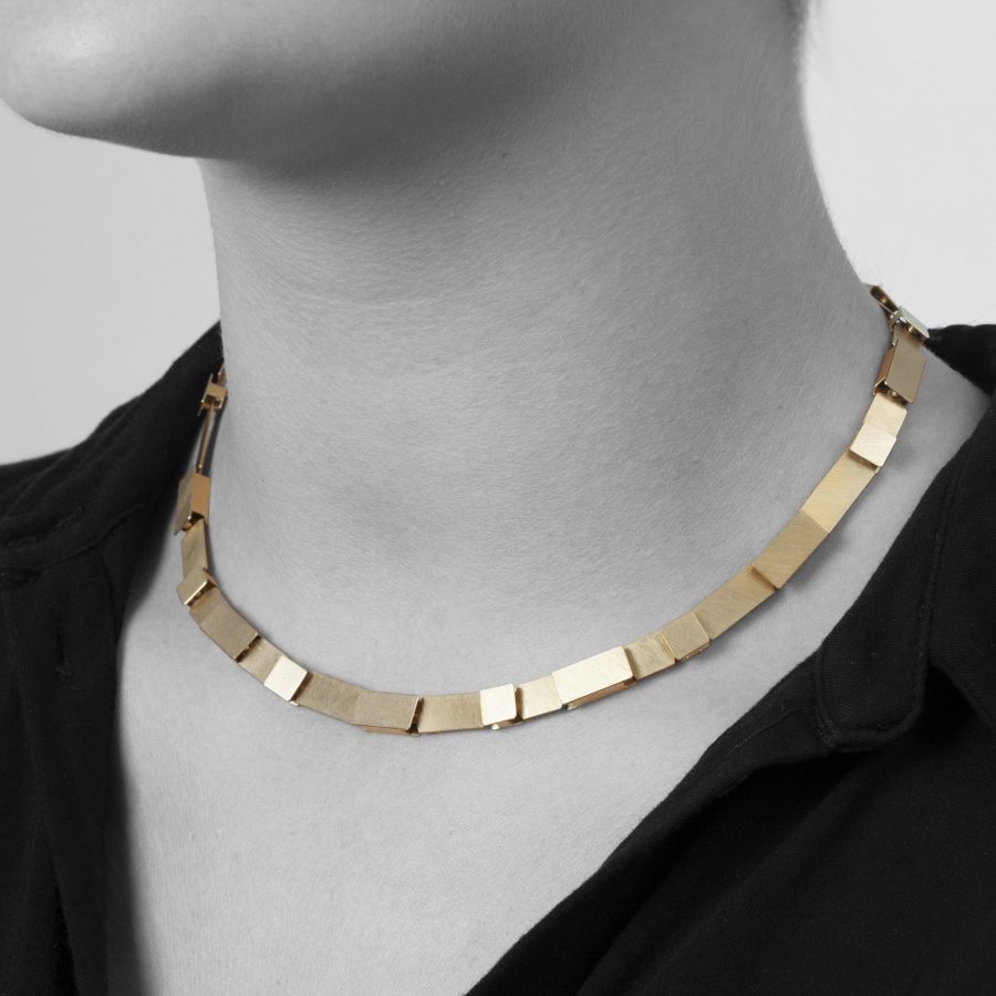 Michael Becker necklace satine gold