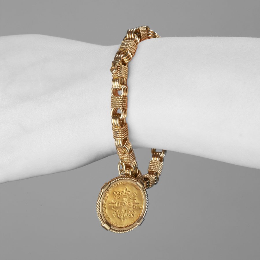 Van Cleef & Arpels coin bracelet by Georges Lenfant made in Paris, ca 1970
