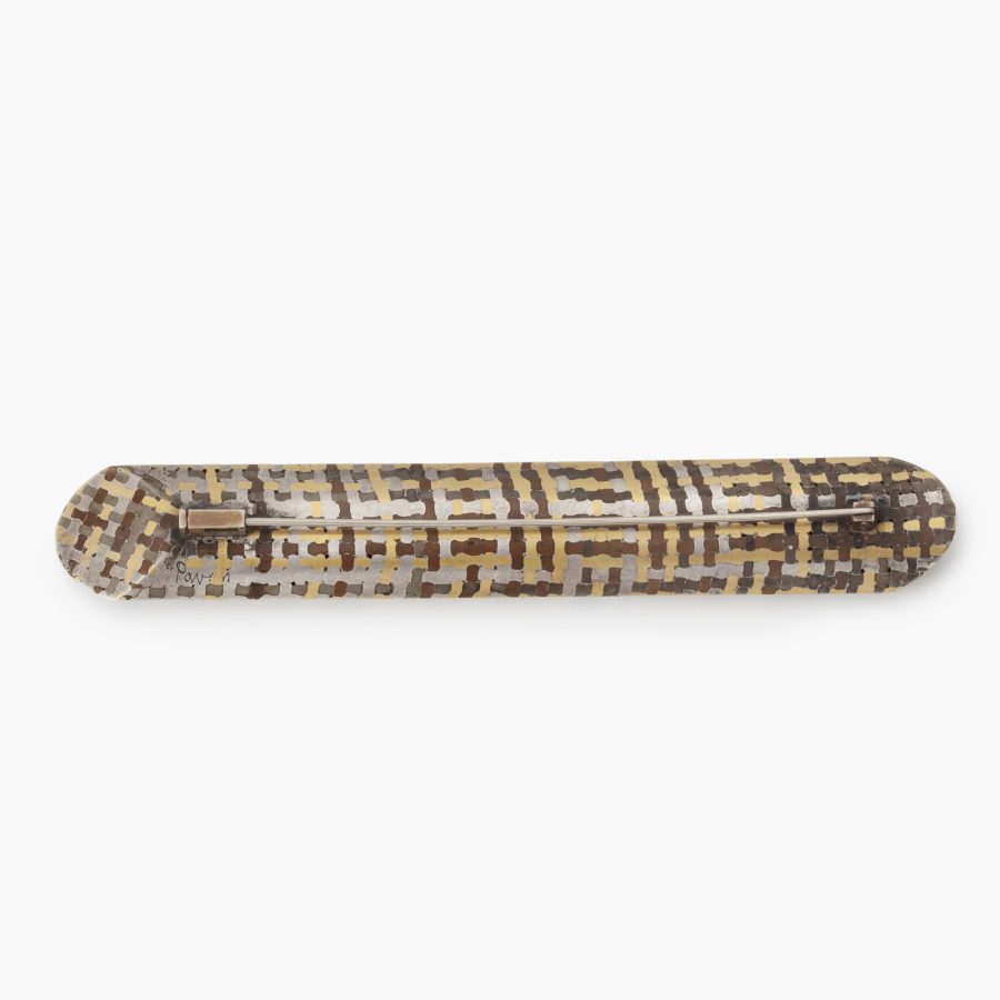 Francesco Pavan Tessuto brooch made in Padova ca 1990