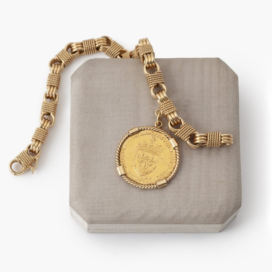 Van Cleef & Arpels coin bracelet by Georges Lenfant made in Paris, ca 1970