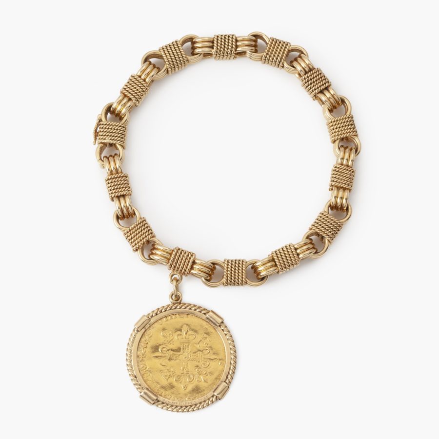 Van Cleef & Arpels coin bracelet by Georges Lenfant made in Paris, ca 1970