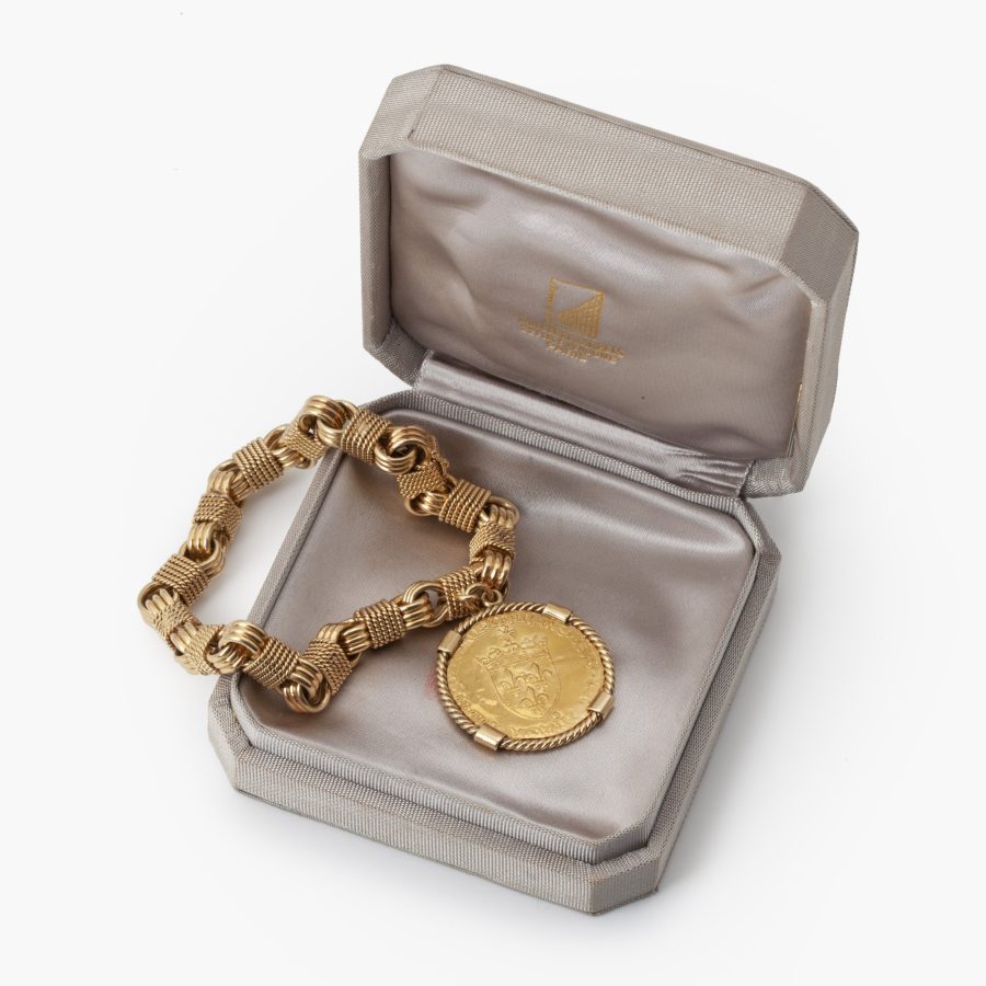 Van Cleef & Arpels coin bracelet by Georges Lenfant made in Paris, ca 1970