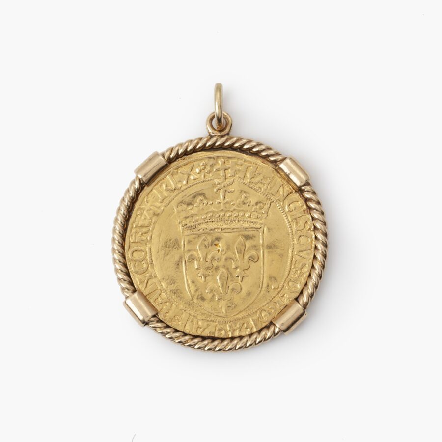 Van Cleef & Arpels antique coin pendant Paris, ca 1970.