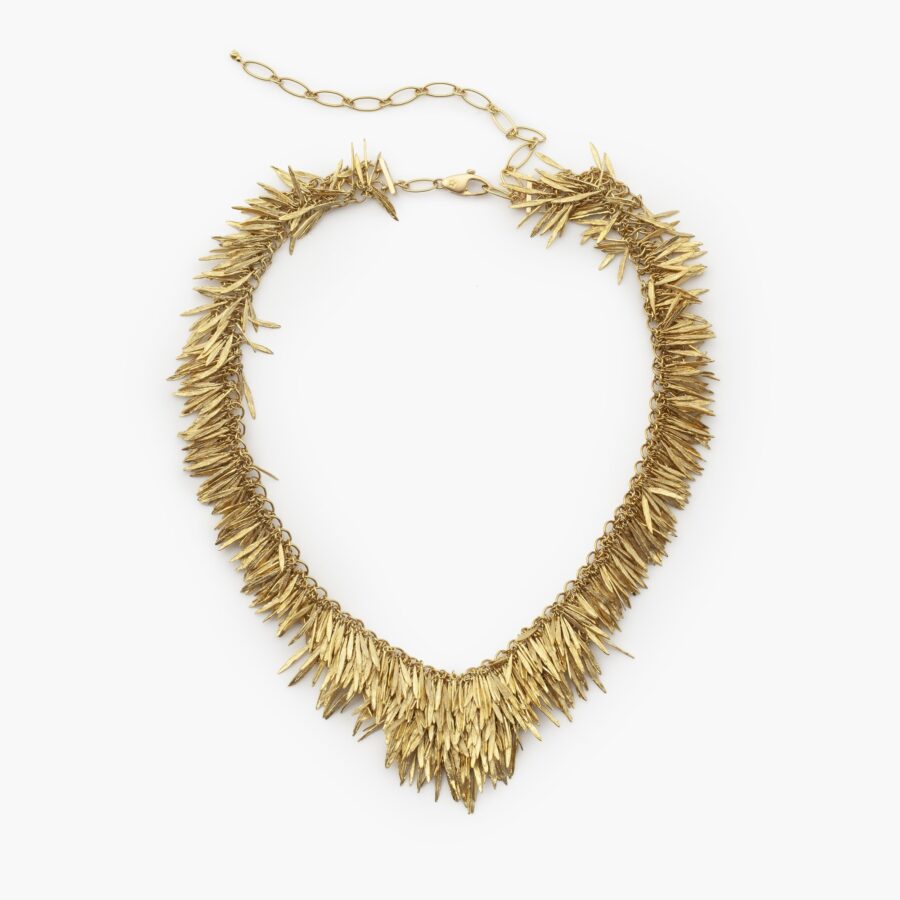Eighteen carat yellow gold fringe necklace 'Purangaw' signed H. Stern, ca 2004