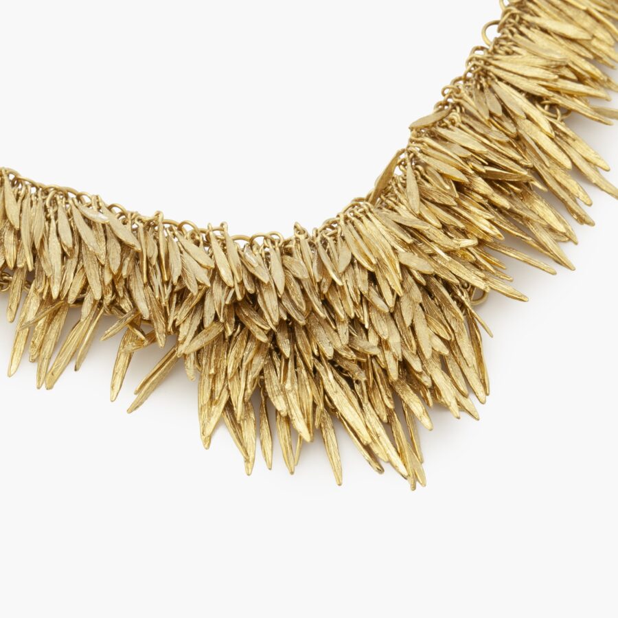 Eighteen carat yellow gold fringe necklace 'Purangaw' signed H. Stern, ca 2004